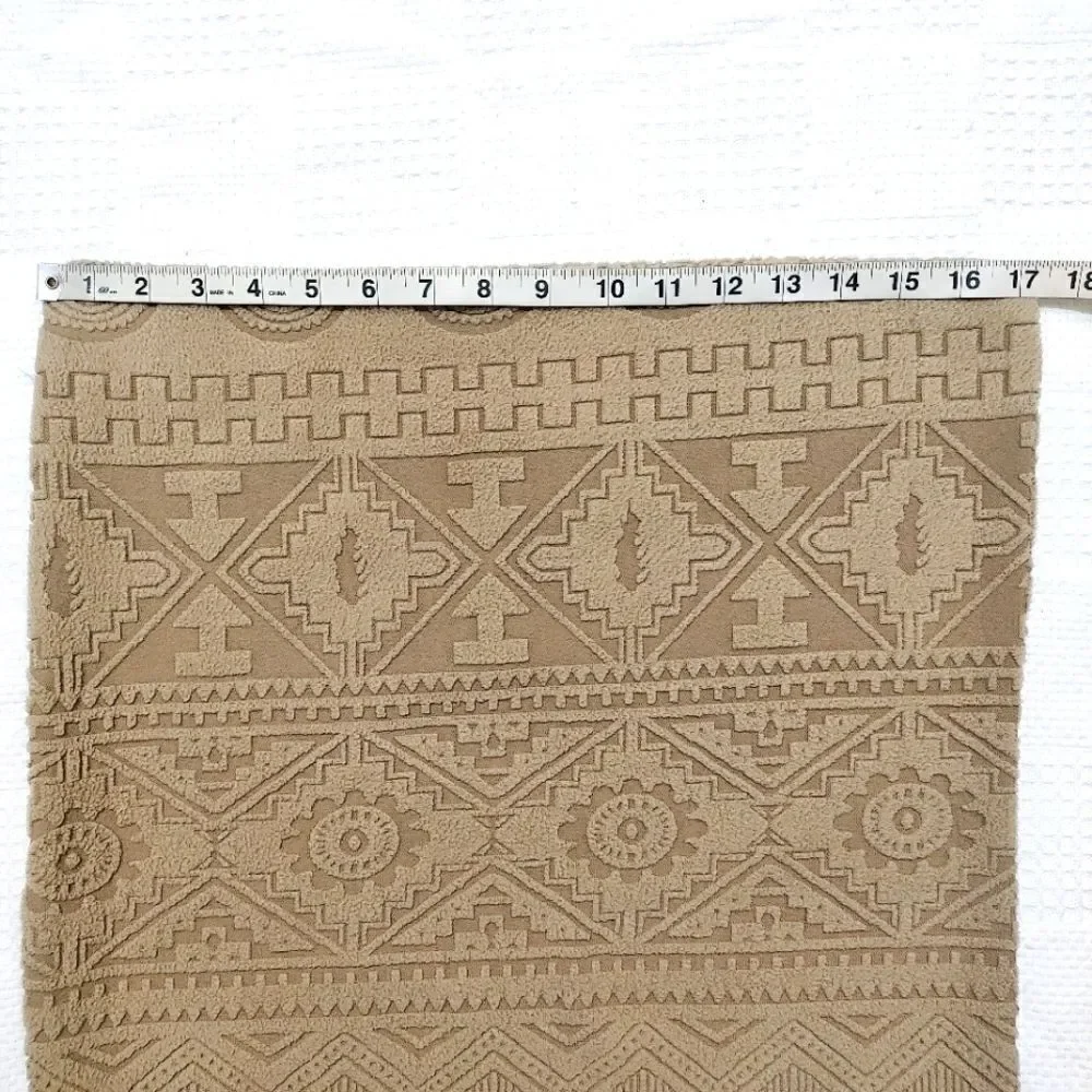 Decorative Textured Tan Throw Pillow Case Set #3